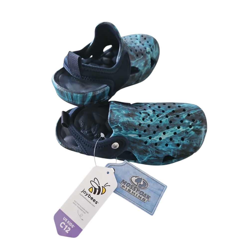 Joybees Size 12 New Kids‎ Blue Clogs Water Shoes